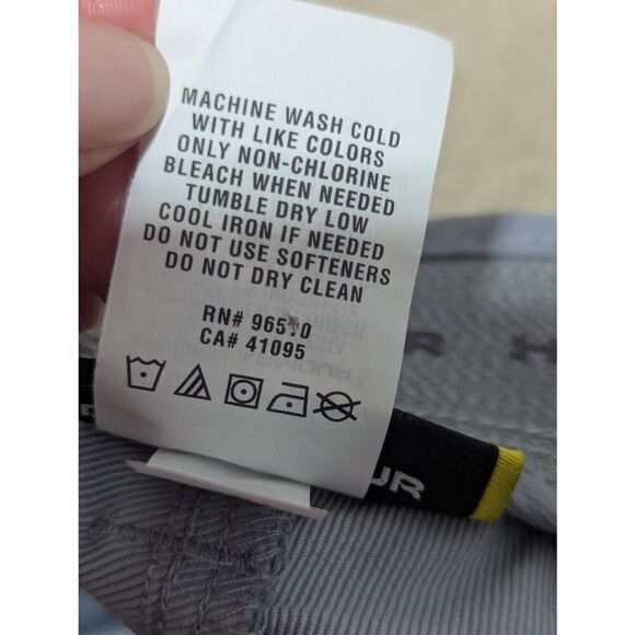 Under Armour Men's Gray Solid Mid-Rise Ankle Length Golf Pants Size 36 x 32 - Picture 6 of 7